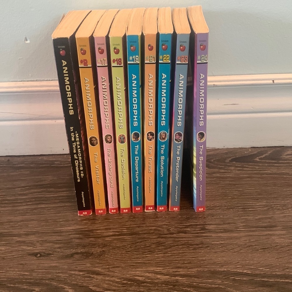 Lot Of 9 Animorphs Novels Kids Books